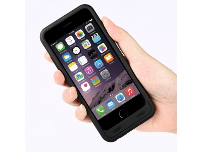iPhone 6 Battery Case [Apple MFi Certified] Ennotek® Slim Charger Case with 3100mAh Built-in Battery Pack for iPhone 6s / 6, Black (IP6-03)