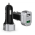 Ennotek® IP4C-17 Dual Port Car Charger with One Quick Charge