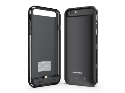 iPhone 6 Battery Case [Apple MFi Certified] Ennotek® Slim Charger Case with 3100mAh Built-in Battery Pack for iPhone 6s / 6, Black (IP6-03)