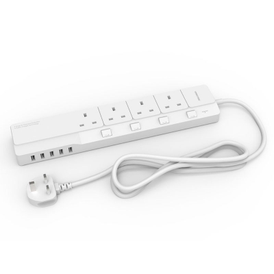 <b>Surge Protector ></b> <br><br> Plug anything in at once - no choosing between your devices or hunting for spare adapters.